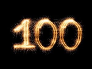 Sparkler number 100 celebrating 100th episode