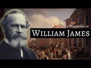 Portrait of William James, prominent American philosopher and psychologist.