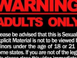 Warning: Adults Only. Sexual explicit material. Not for minors under 18 or 21.