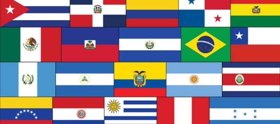 Flags of Latin American countries