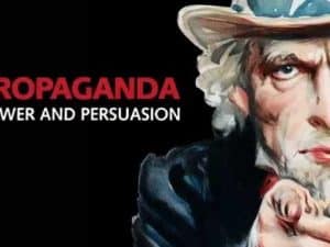 Uncle Sam pointing, "Propaganda: Power and Persuasion