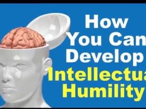 Open brain revealing intellectual humility; knowing what we know and don't know.