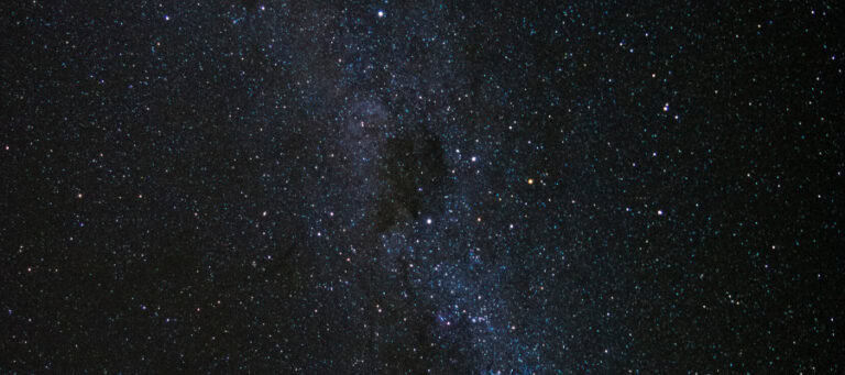 Milky Way galaxy at night, stars and cosmic dust.