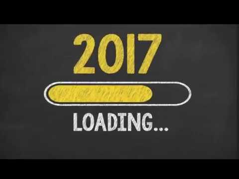 Chalkboard graphic: 2017 loading bar. Examined Year.