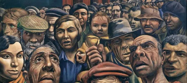 A diverse group of workers, representing the impact of automation on the future of work.