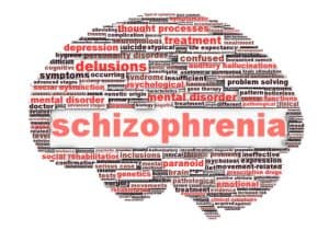 Schizophrenia symbol conceptual design