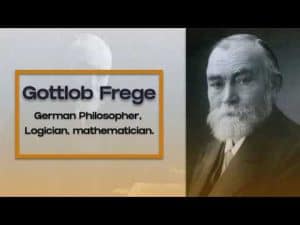 Gottlob Frege, German philosopher, logician, and mathematician.