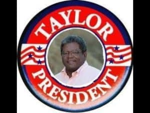 Ken Taylor for President campaign button