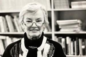 Black and white portrait of philosopher Judith Jarvis Thomson.