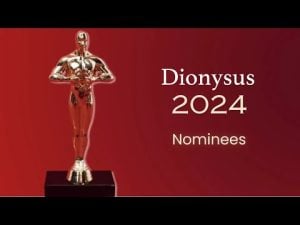 Gold statuette: 2024 Dionysus Awards Nominees