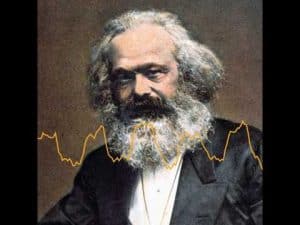 Portrait of Karl Marx, philosopher and economist.
