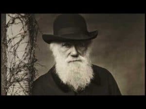 Charles Darwin, renowned naturalist and author of *On the Origin of Species*, in a contemplative portrait.