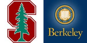 Stanford University and UC Berkeley logos
