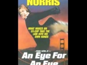 Chuck Norris in An Eye for an Eye movie poster