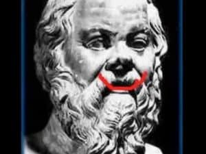 Black and white bust of Socrates, a prominent figure in philosophy and a key topic in philosophy as therapy.