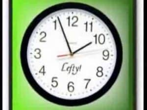 Clock showing 3:50, illustrating the reality of time.