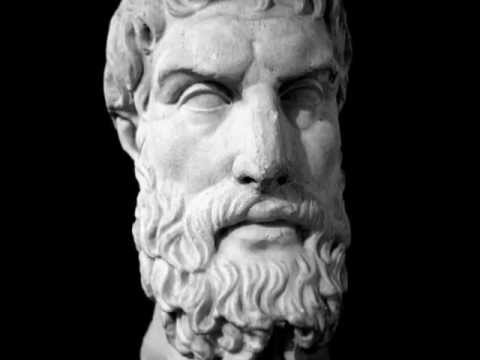 Bust of Epicurus, ancient Greek philosopher known for his teachings on Epicureanism and the good life.